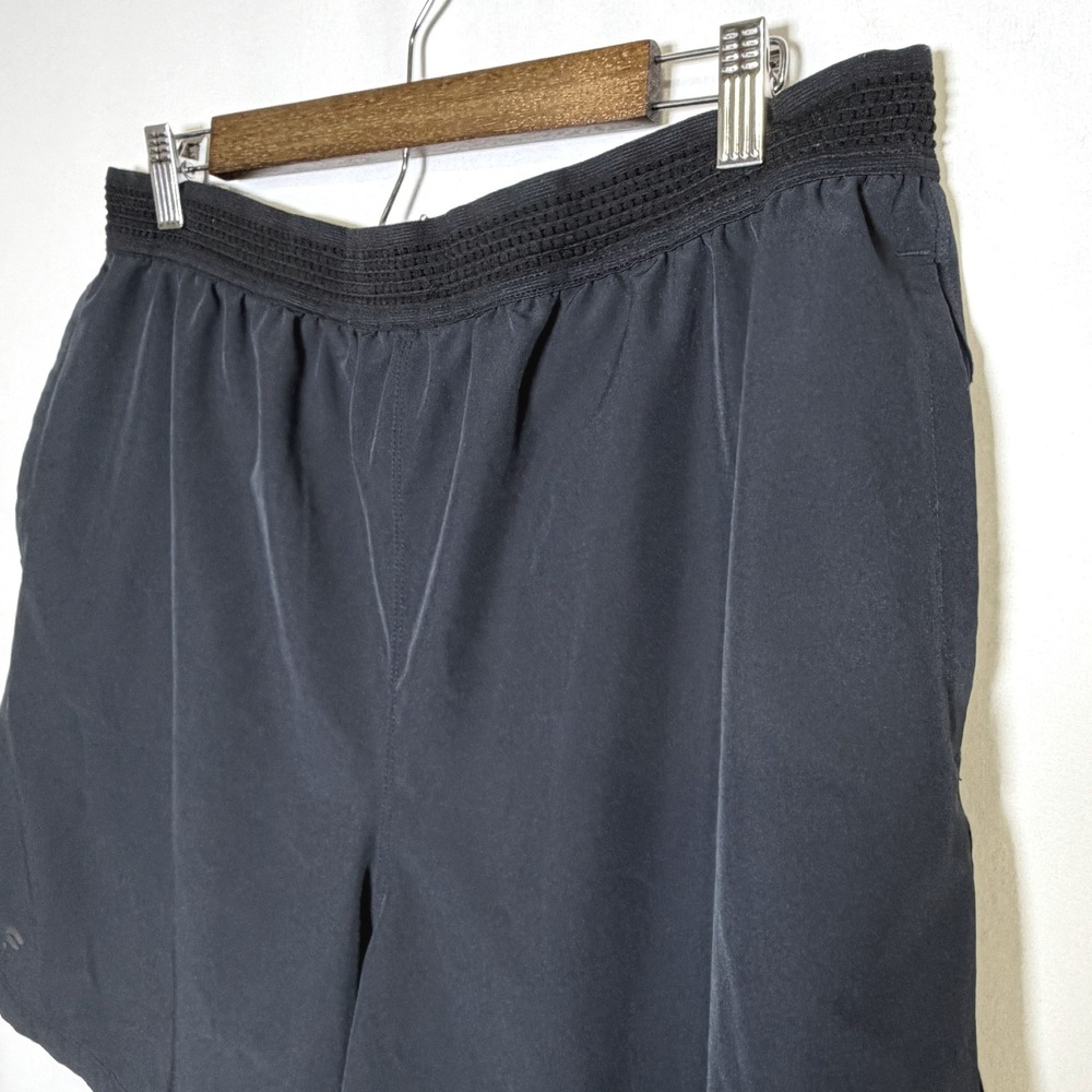 Fabletics Fundamental 2-in-1 Shorts Mens XL Black Athletic Lined SO2146098-0001